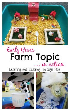 the farm topic in action is fun for kids