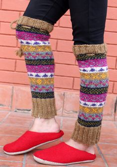 These Woolen Leg warmer are hand knitted in Nepal. The Legwarmer has given a beautiful pattern using multi colors i.e. Grey, Pink, Brown and White. This legwarmer is a perfect gift you can give for Christmas. To add more comfort to the legwarmer, there is a lace in the upper part of the legwarmer to adjust it according to your size and preference. This legwarmer provides the extra warmth as well as it is a fashionable too. You can wear this with casual outfit. Perfect to keep yourself warm in th Leg Warmer, Pink Brown, Leg Warmers, Beautiful Patterns, Casual Outfit, Nepal, Hand Knitting, Multi Color, Casual Outfits