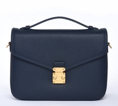 PRE ORDER "Navy" Togo Leather - "Paris15" Satchel Crossbody bag Togo Leather, 12 Weeks, Be Ready, Cowhide Leather, Classic Looks, Antique Gold, Pre Order, Casual Looks, Leather Straps