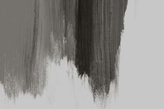 an abstract painting with black and white stripes on the bottom half of it, in shades of gray