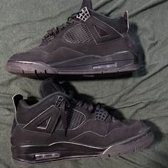 Great Condition, Comes With Box, Authentic, Size 5y Jordan Black Cat 4s, Jordan Black Cat, Black Cat 4s, Shoes Jordan, Jordan Black, Jordan Shoes, Womens Shoes Sneakers, Limited Time, Black Cat