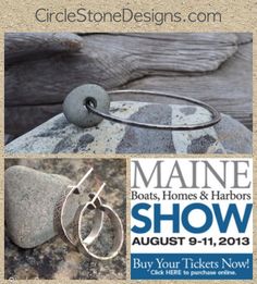 the maine boats, homes and harbors show is on display at circle stone designs