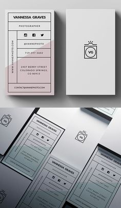 the front and back side of a business card