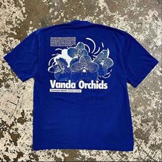 Vanda Orchids T shirt Easy 30 day return policy Graphic Tee Shirt Outfit, 90s Shirts Graphic Tees, Orchid Print, Vanda Orchids, Wallet Minimalist, Shirt Design Inspiration, Mens Wallet, 90s Shirts