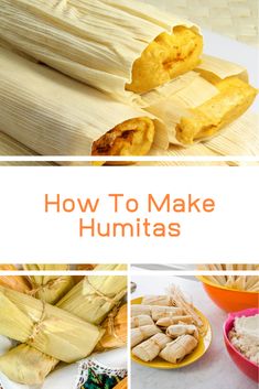 how to make hummita with pictures of them and text overlay that reads, how to make hummiteas