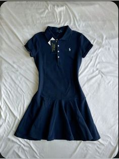 Polo Dress Outfit, Preppy Chic Outfits, Polo Ralph Lauren Dress, Girly Vibes, Golf Dresses, Cute Preppy Outfits, Easy Trendy Outfits, Ralph Lauren Outfits, Simple Trendy Outfits