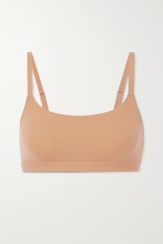 Beige Fits Everybody Scoop Neck bra - Ochre | SKIMS | NET-A-PORTER Beige Fits, Different Lifestyles, Soft Cup Bra, Soft Cup, Bra Lingerie, Net A Porter, Women Collection, Fashion News, Luxury Design