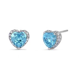 Height: 8.65mm

Width: 8.65mm

Thickness: 4.4mm


Stone material: blue cubic zirconia

Center stone size: 7mm

Stone shape: heart shape (center) & round

Center stone carat weight: 1.71 ct

Total number of CZ stones: 34

Stone setting: basket setting


Metal: 925 sterling silver

Plating: Rhodium plated

Finish: high polish Diamond Outline, Wholesale Earrings, Basket Setting, Buy Earrings, Stone Material, Heart Shaped Earrings, Heart Shaped Diamond, Stone Setting, Cz Earrings