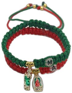 Personalized Adjustable Beaded Bracelets As Souvenir, Customized Green Bracelets As Gift, Personalized Green Bracelets As Gifts, Personalized Green Name Bracelet As Gift, Personalized Green Name Bracelet For Gift, Customizable Green Bracelet For Personalized Gift, Adjustable Red Bracelet As Souvenir, Customizable Green Name Bracelet Gift, Customizable Green Friendship Bracelets As Gifts