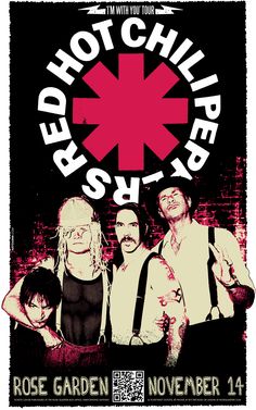 the red hot chili band poster