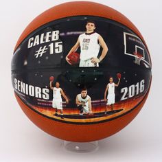 an image of a basketball with the number 15 on it's front and side