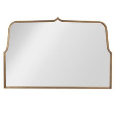 an ornate gold framed mirror on a white background with clipping for text or image