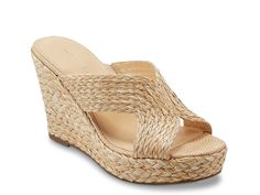 Saw this at DSW! Luxury White Wedge Sandals For Vacation, Block Heel Platform Sandals, Platform Block Heels, Wide Width Shoes, Espadrille Wedge, Leather Wedge Sandals, Denim Shoes, Marc Fisher, Wedge Sandal