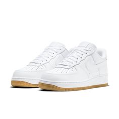 Nike Air Force 1 '07 'White Gum Light Brown' DJ2739-100 Classic Nike Air Force 1 With Gum Sole, Classic White Low-top Nike Air Force 1, Classic White High-top Nike Air Force 1, White Nike Air Force 1 Casual Streetwear, Casual White Nike Air Force 1 For Streetwear, Nike White Skate Shoes For Streetwear, White Nike Air Force 1 For Streetwear, Classic White Custom Sneakers For Light Sports, White Custom Sneakers With Gum Sole For Streetwear