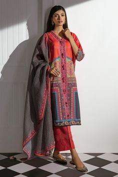 Brand: Sana SafinazProduct Code: H231-022A-AGCollection: Mahay by Sana Safinaz Lawn Summer CollectionFabric: LawnColor: Red DESIGN DETAILS: Digital Printed Front 1.15 Meters On Lawn Digital Printed Back 1.15 Meters On Lawn Digital Printed Sleeves 0.75 Meter On Lawn Digital Printed Cross Slub Dupatta 2.5 Meters Dyed Cambric Pants 2.5 Meters DISCLAIMER: Lining, Laces, and Tassels are not included in unstitched variants. Embellishment items in stitched outfits are subject to market availability The Pakistani Lawn Suits, Sana Safinaz, Organza Sleeves, Lawn Suits, Pakistani Suits, Suit Fabric, Fabric Stores Online, Best Wear, Printed Sleeves