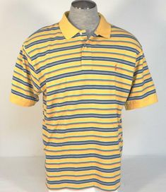 Polo Shirt Brands, Polo Shirt Colors, Polo Pony, Ralph Lauren Style, Ralph Lauren Shorts, Cotton Polo Shirt, Yellow Stripes, Cotton Polo, Shirt Brand