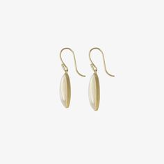 Details Lola Brooks 18k yellow gold & long oval moonstone drop earrings, 10.33ct. Each stone measures approximately 7/8″ x 1/4″ & is set in Lola's signature fine bezel. When hanging, the earrings measure approximately 1 1/4″ from the top of the 18k yellow gold ear wire to the bottom of the earring. - moonstone, 10.33ct - 18k yellow gold - 1 1/4" total length - each earring weighs 2.79g Timeless Oval Everyday Earrings, Timeless Oval Earrings For Everyday, Gold Polished Moonstone Jewelry, Gold Moonstone Jewelry With Polished Finish, Elegant Polished Linear Earrings As Gift, Elegant Linear Earrings With Polished Finish As Gift, Elegant Linear Earrings With Polished Finish For Gift, Oval High Luster Pearl Earrings For Formal Events, Modern Oval Cabochon Earrings