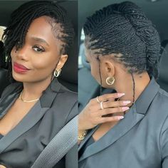 Microlocs Updo Styles, Braided Loc Updo, Dreadlocks Hairstyles For Ladies, Loc Sprinkles, Micro Locks, Loc Updos, Sisterlocks Styles Updo, Loc Beads, Locs Journey