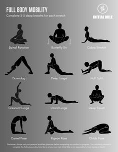 a poster showing different types of yoga poses and their corresponding body shapes for each individual