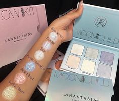 Moonchild  #GLOWKIT @alisa.beauty.pro  #anastasiabeverlyhills #moonchildglowkit Make Up Cosmetics, Magical Makeup, Makeup Must Haves, Makeup Swatches, Instagram Analytics, Makeup Obsession