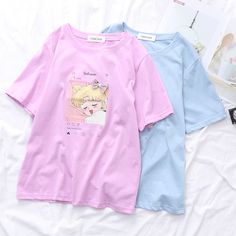 Cute Usagi Tshirt PN1366 ●Size: Length 68 cm bust 108 cm sleeve 23 cm. ●Material:Cotton. (Please allow 1-3cm differs due to manual measurement.As different computers display colors differently,the color of the actual may vary slightly from the above images.Thanks for your understanding.) ●About Shipping: We attach great importance to the orders of each customer and parcel delivery. 1.Processing time: 2-3 business days. 2.Shipping time: 10-15 business days to US, please allow 3-4 weeks shipping to other country.(Shipping times can be affected by variable customs clearance times or public holidays.) Kawaii Style Cartoon Print Relaxed Fit T-shirt, Kawaii Cartoon Print Relaxed Fit T-shirt, Cute Cartoon Print Crew Neck T-shirt, Spring Anime Print Short Sleeve T-shirt, Long Sleeve Cotton T-shirt With Cartoon Print, Cotton Crew Neck Shirt With Character Print, Anime Print Short Sleeve T-shirt For Spring, Trendy Cotton Tops With Anime Print, Trendy Cotton T-shirt With Anime Print