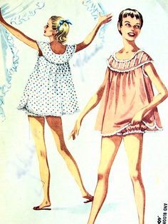 Babydoll Pajamas, Pajamas For Teens, Doll Pajamas, Dress Making Patterns