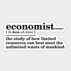 an image of a quote on the topic of economistt in black and white