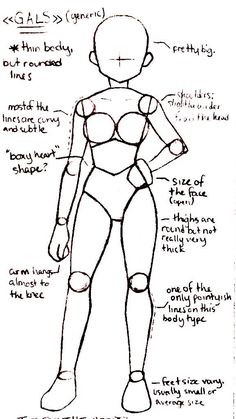 an outline drawing of a female body and the parts for her torso, head, and arm