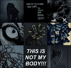 2022 Mood Board Character, Slasher Moodboard, Creepy Moodboard, Cryptid Moodboard, Evil Color Palette, Oc Powers Ideas, Horror Moodboard, Character Mood Boards, Tail Ideas