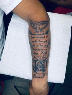 Cool Bible Verse Tattoos For Men, Quote Arm Tattoos For Men, Selvees Design Tattoo, Sleeve Tattoos Scripture, Arm Wrist Tattoo Men, Nice Tattoo For Men Arm, Forearm Tattoo For Lost Loved One Men, Prayers Tattoo Ideas