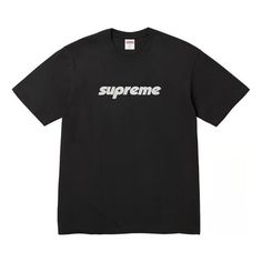 Supreme Pinline T-Shirt 'Black White' SUP-SS24-153 Black Shirt, Black White, Black And White, Wardrobe, T Shirt, White, Quick Saves, Black