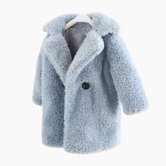 Girls Faux Fur Coat - Momorii Girls Faux Fur Coat, Baby Winter Coats, Mode Mantel, Girls Winter Jackets, Casual Outwear, Long Overcoat, Winter Fashion Coats, Legging Sport