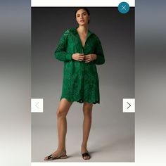 Kelly Green, New With Tags, Sold Out Everywhere! Cell Phone Holster, Anthropologie Dress, Pajama Shirt, Mini Shirt Dress, Walker Boots, Rain And Snow Boots, Kelly Green, Fit N Flare Dress, Boot Sandals