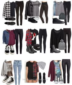 Teenage Outfits, Clothes And Shoes, Tumblr Outfits, Tomboy Outfits, Teenager Outfits, Tomboy Fashion, 가을 패션, Edgy Outfits, Mode Inspiration