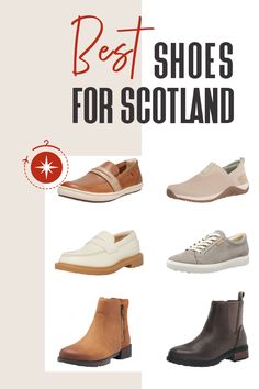 Shoes For Scotland Travel, Waterproof Shoes Womens Travel, Best Shoes For Europe Travel, Scotland Fashion Summer, Scotland Fashion Woman, Scotland Outfit Spring, Scotland Outfit Summer