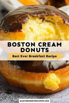 boston cream donuts are the best ever breakfast recipe