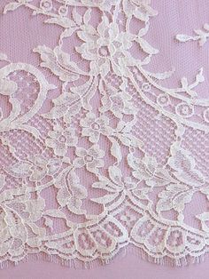 1 YARD Kate Royal Wedding Gown Chantilly Floral Couture Frech Lace 45 inches wide White and Ivory White Scalloped Lace Wedding Dress For Ceremony, White Wedding Dress With Scalloped Lace, White Lace Trim Wedding Dress For Ceremony, White Wedding Dress With Scalloped Lace For Ceremony, White Wedding Dress With Lace Trim For Ceremony, Elegant Cream Lace With Lace Back, Lace Wedding Dress With Scalloped Lace For Ceremony, Lace Wedding Dress With Lace Trim For Ceremony, Beige Wedding Lace With Lace Trim