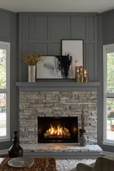 interior design space planning, living room interior, kitchen designs, home interior design, designer wall paint, home decor interior design, paint color match 2024 Fireplace Trends, Family Room Ideas With Fireplace, Fireplace Upgrade, Best Fireplace, Fireplace Area, Sleek Fireplace, Farmhouse Fireplace Decor, Clean Fireplace, Gorgeous Fireplaces