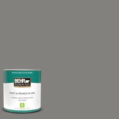 a yellow paint can with the label behro premium paints and furniture in one