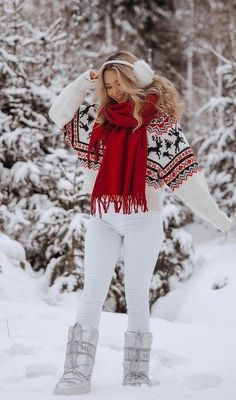 Winter Fotos, Christmas Outfits Ideas, Snow Outfits, Winter Mode Outfits, Fashion Artwork, Winter Fashion Outfits Casual