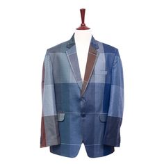 #ad Premium Quality Mens Blazer Color Block Plaid Blue Green Formal Jacket Wedding Sport Coat 48R, Fashion Mens Suits Blazers Blue Tailored Outerwear For Wedding, Tailored Blue Outerwear For Wedding, Winter Wedding Blue Blazer, Fall Wedding Sport Coat With Long Sleeves, Fall Wedding Long Sleeve Sport Coat, Blue Spring Wedding Outerwear, Spring Wedding Blue Outerwear, Fall Wedding Outerwear With Suit Collar, Notch Lapel Sport Coat For Wedding In Fall