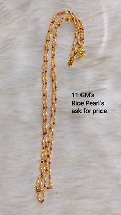 Pagadala Haram Designs, Pearl Chain Designs In Gold, Pagadala Chains, Pearl Bridal Jewelry Sets, Fashion Jewelry Necklaces Gold, Gold Pearl Jewelry, Gold Jewelry Outfits, Black Beads Mangalsutra Design, New Gold Jewellery Designs