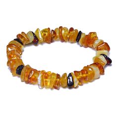 PRICES MAY VARY. 💖 Natural Gemstone-handmade from real natural amber from the Baltic Sea (Poland). The world's lightest organic gemstone, known as the stone of luck, is loved by European royalty and increases health with long-term wear. 💖Jewelry Size-The amber bracelet week length is 7 inches,weighs about 11g. Amber beads are made of elastic cords and stretchable. Suggestion to measure your wrist size when purchase. 💖Gift of Love-The jewelry comes in a gift box and can be given directly as a Natural Jewelry, Lucky Stone, European Royalty, Amber Bracelet, Natural Amber, Amber Beads, Birthstone Gifts, Baltic Sea, Bracelet Collection