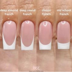 Summer Nails French Tip White, French Tip Styles, Gel Paint, Job 3, Nails Ombre, Nagel Tips, Liner Brush, Nails Aesthetic, Girly Acrylic Nails