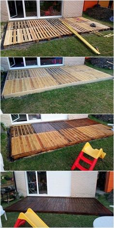 Coucou les fillesje vous invitedécouvrir plus de 100 idées géniales que j'ai adorvous rassembler dans cet article que ce soit pour décorer son jardin ou sa terrasse le tout en utilisant des palettes réutilisées. Pallet Patio, Pallet Garden, Pallets Garden, Landscape Designs, Backyard Diy Projects, Budget Backyard, Backyard Makeover, Backyard Projects, Backyard Patio Designs