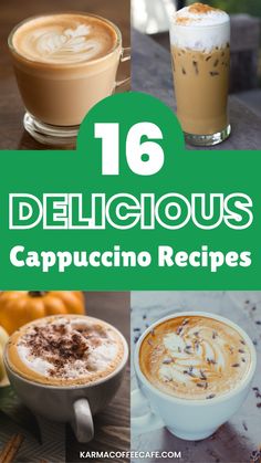 the top ten delicious cappuccino recipes