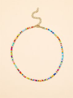 Color: Multicolor Gender: Women Material: Plastic Quantity: 1 piece Style: Vacation Details: Beaded Type: Beaded, Chokers IN Length 14.2 This data was obtained from manually measuring the product, it may be off by 1-2 CM. 2020 Outfits, Diy Friendship Bracelets Tutorial, Bracelets Tutorial, Abs Women, Daisy Pendant, Friendship Bracelets Tutorial, Club Sandwich, Friendship Bracelets Diy, Jewelry Accessories Ideas