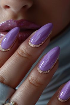 Purple Nail Designs 2024 New Trends