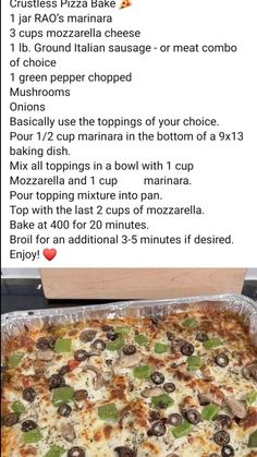 a pizza sitting on top of a pan covered in toppings