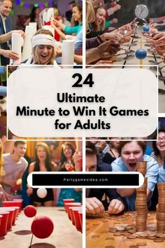 the ultimate guide to win it games for adults, including drinking and playing with them